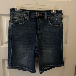 Judy Blue Grand Slam Tummy Control Shorts - Large